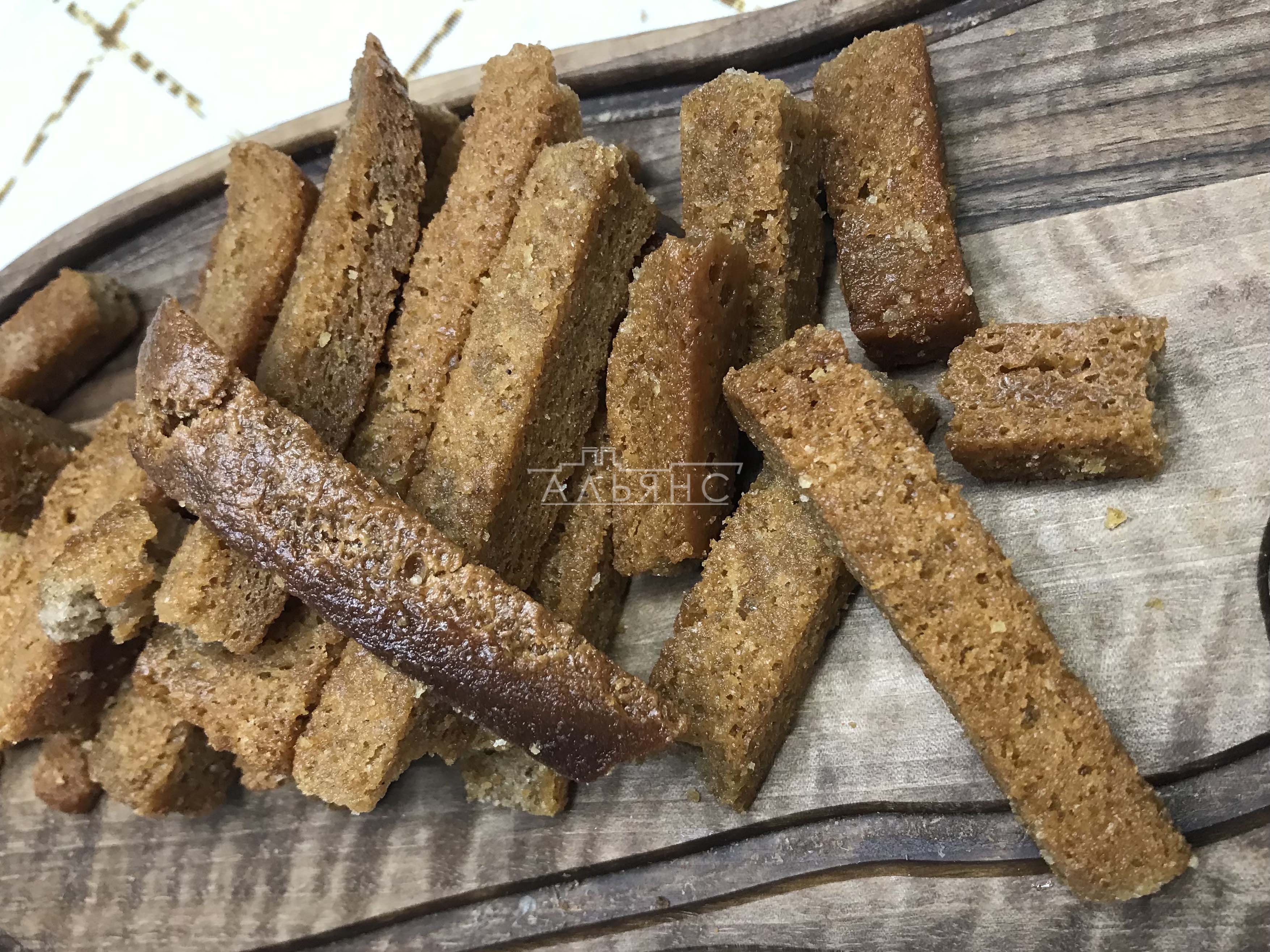 Деревенские гренки с чесноком в Щелково
