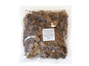 Сухарики с малосольным огурчиком: Гренки черные со вкусом холодца с хреном