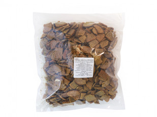 Сухарики с малосольным огурчиком: Гренки черные со вкусом сметаны и лука