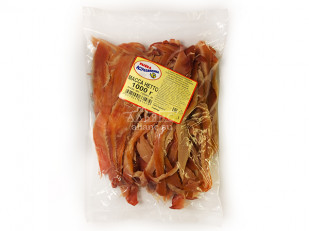 Рыба горячего копчения: Кальмар со вкусом краба (Мясо краба)