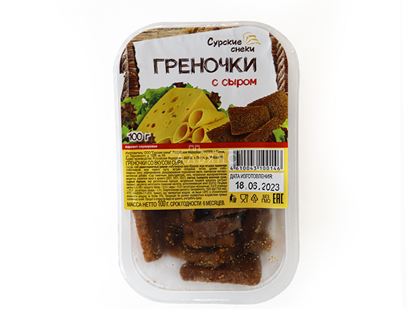 Сурские гренки со вкусом Сыра (100 гр) в Щелково