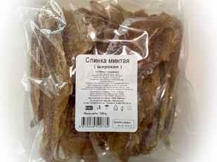 Сухарики со вкусом чеснока: Минтай спинка широкая (МиЛара)