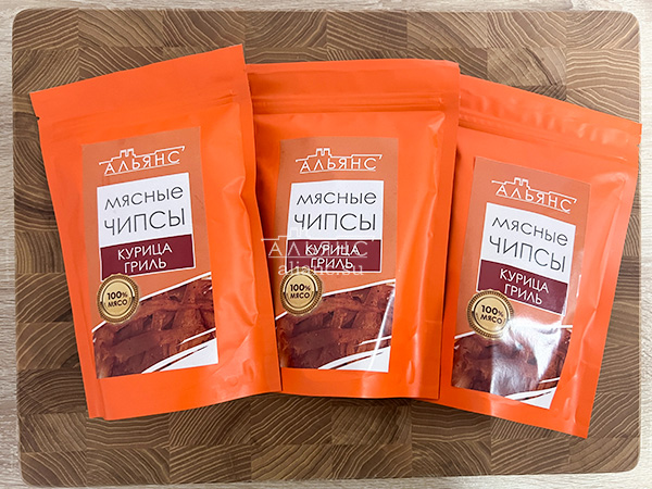 Мясо (АЛЬЯНС) вяленое курица "Гриль" 50 гр. в Щелково