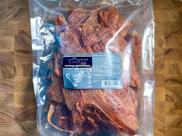 Мясо (АЛЬЯНС) вяленое курица 500гр "С халапеньо" в Щелково