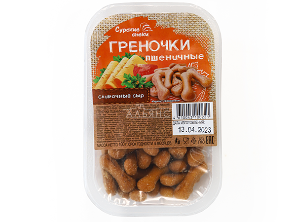 Сурские (ПШЕНИЧНЫЕ) Сливочный сыр (100 гр) в Щелково