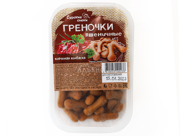 Сурские (ПШЕНИЧНЫЕ) Копченая колбаска (100 гр) в Щелково