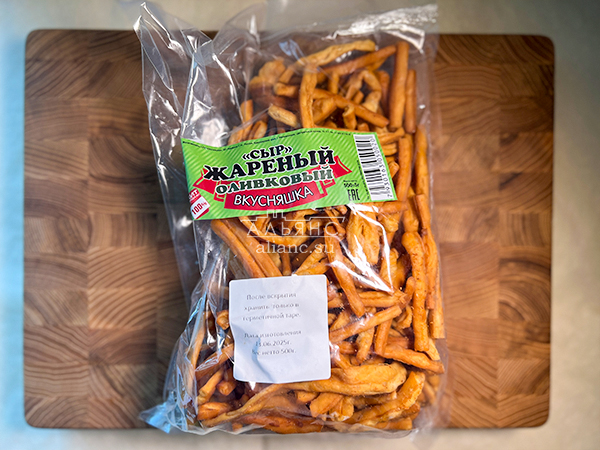 Жареный сыр "ВКУСНЯШКА" (Оливковый) 500гр. в Щелково