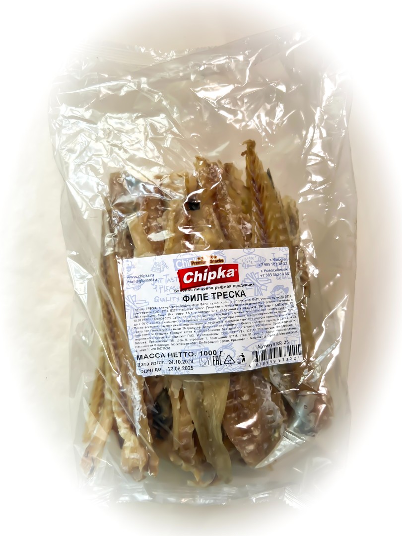 Треска филе (Chipka) 1кг в Щелково