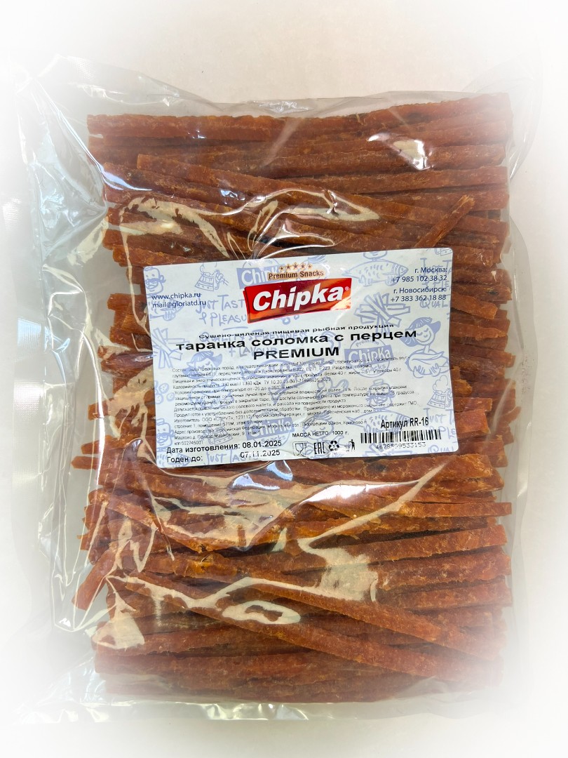 Таранка с перцем (соломка) (Chipka ПРЕМИУМ) в Щелково