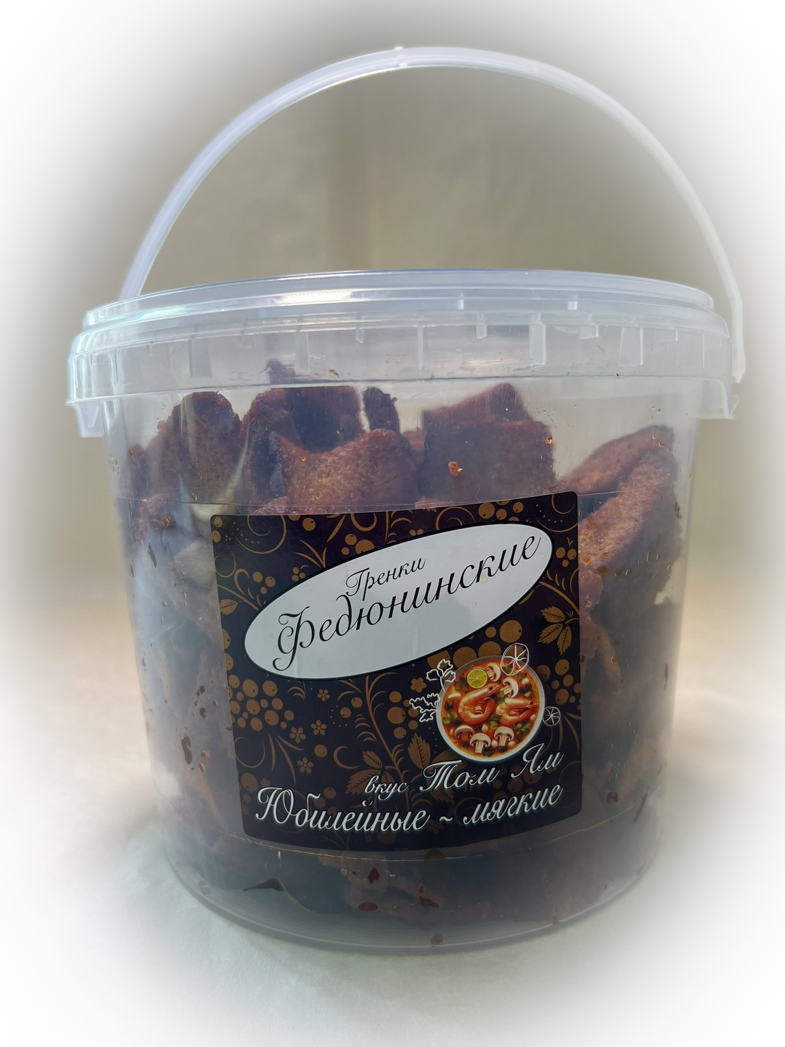 Гренки "ФЕДЮНИНСКИЕ" "Том ям" (ведро 900 гр.) в Щелково