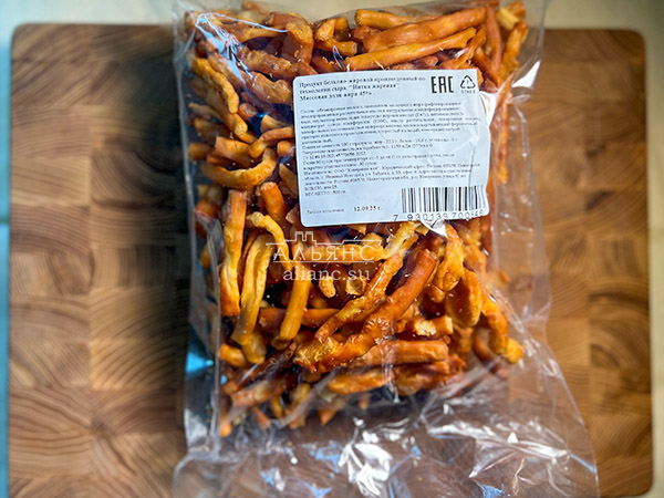 Нитка ЖАРЕНАЯ  Oktobersnack1 кг (сырный продукт) в Щелково