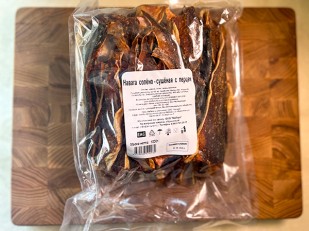 Лаваш со вкусом мексиканского соуса: Навага солено-сушеная с перцем (МИЛАРА)