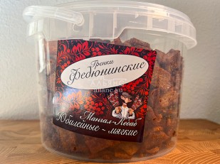 Сырный продукт ФЕРМЕРСКИЙ бочонок копченый: Гренки 