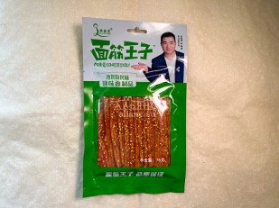 Сыр к пиву: Мучные полоски ЗЕЛЁНЫЕ со вкусом барбекю 76 гр