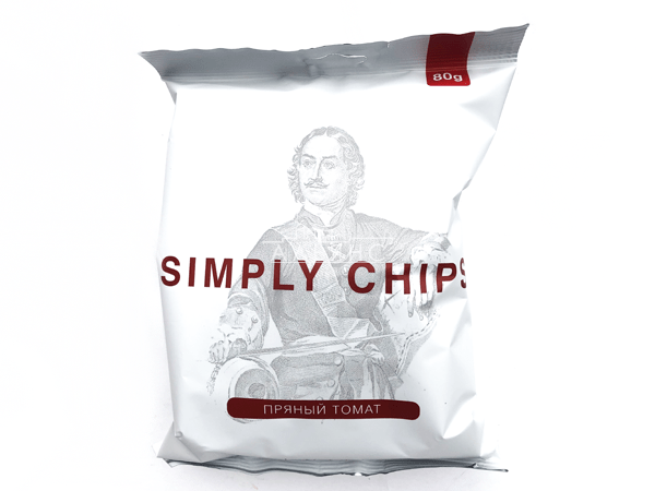 Картофельные чипсы "Simple chips" Пряный томат 80 гр. в Щелково